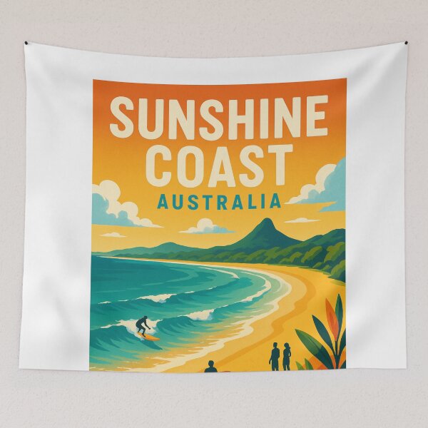 Item preview, Sunshine Coast Australia Surf and Mountains designed and sold by Aryabek.