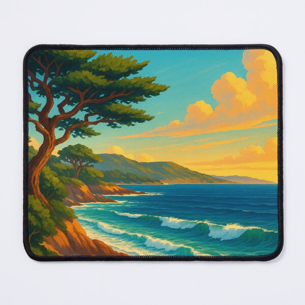 Item preview, Carmel-by-the-Sea California Coastal Sunset designed and sold by Aryabek.