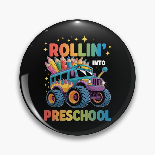Item preview, Preschool Monster Truck Back to School First Day of School designed and sold by brynatshop.