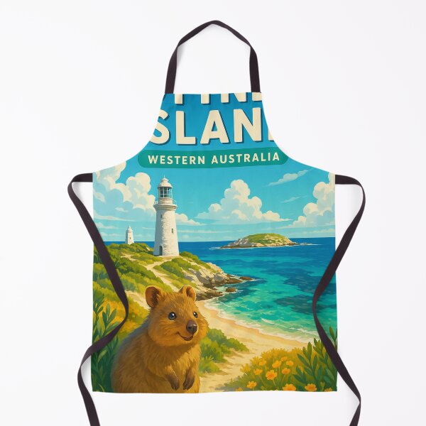 Item preview, Rottnest Island Lighthouse and Quokka Western Australia designed and sold by Aryabek.