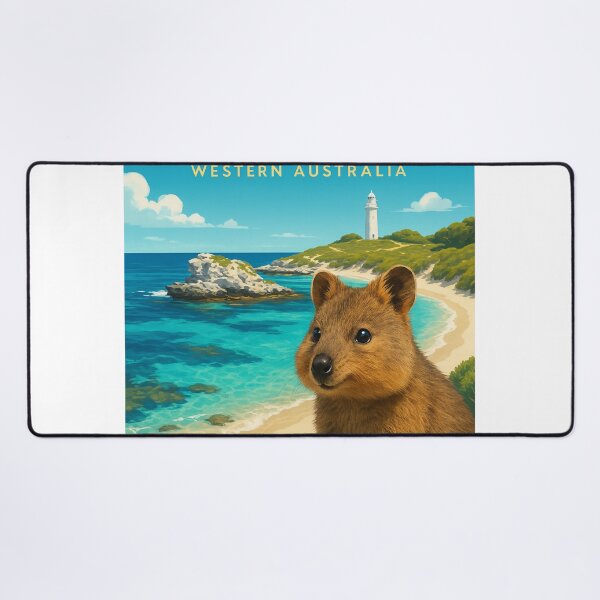 Item preview, Rottnest Island Western Australia Quokka and Coast designed and sold by Aryabek.