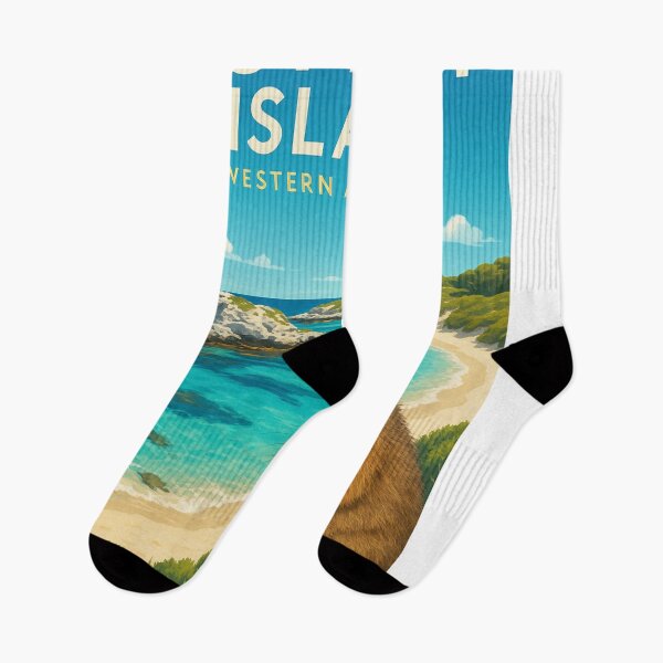 Item preview, Rottnest Island Western Australia Quokka and Coast designed and sold by Aryabek.