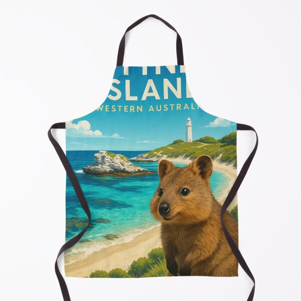 Item preview, Rottnest Island Western Australia Quokka and Coast designed and sold by Aryabek.