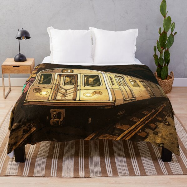 Item preview, NYC Subway Train Graffiti Mural Design designed and sold by EZPAINT.