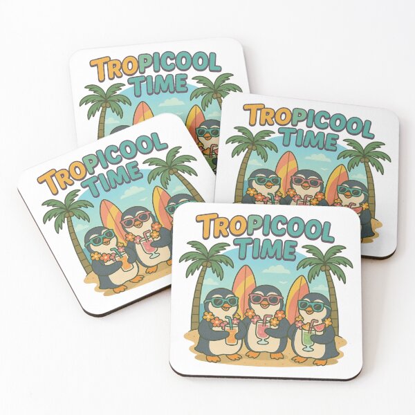 Item preview, Tropicool Time Summer Design | Fun Tropical Vacation Graphic | Chill Island Vibes Typography | Retro Beach Quote Art | Sunny Getaway Poster designed and sold by PaintedPixels01.