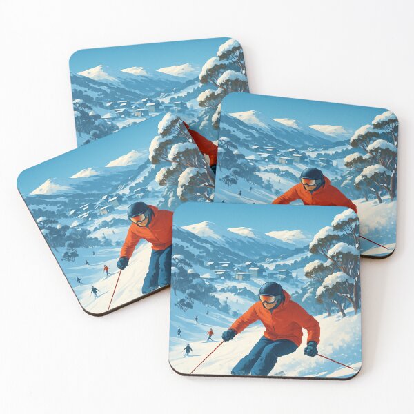 Item preview, Perisher Skiing in Snowy Mountains New South Wales designed and sold by Aryabek.