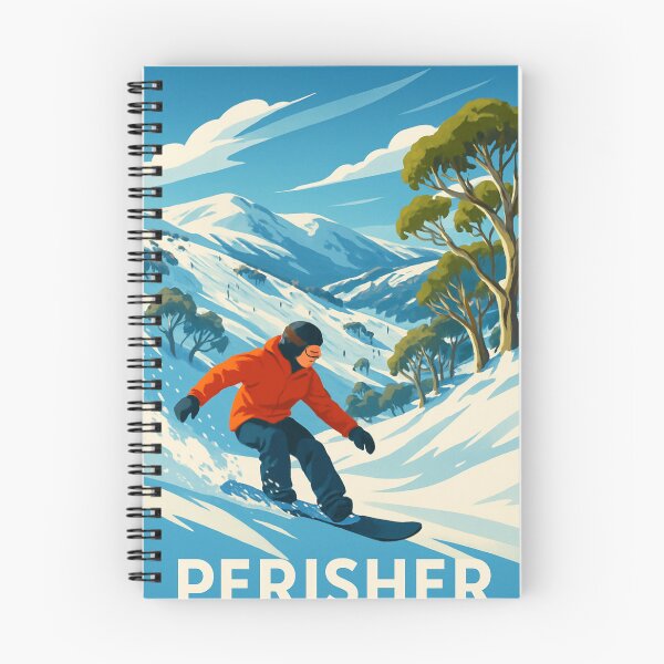 Item preview, Perisher Snowboarding in the Australian Alps designed and sold by Aryabek.