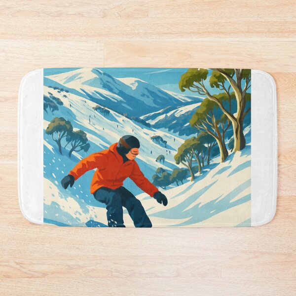 Item preview, Perisher Snowboarding in the Australian Alps designed and sold by Aryabek.