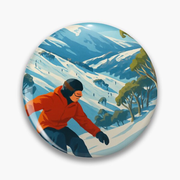 Item preview, Perisher Snowboarding in the Australian Alps designed and sold by Aryabek.