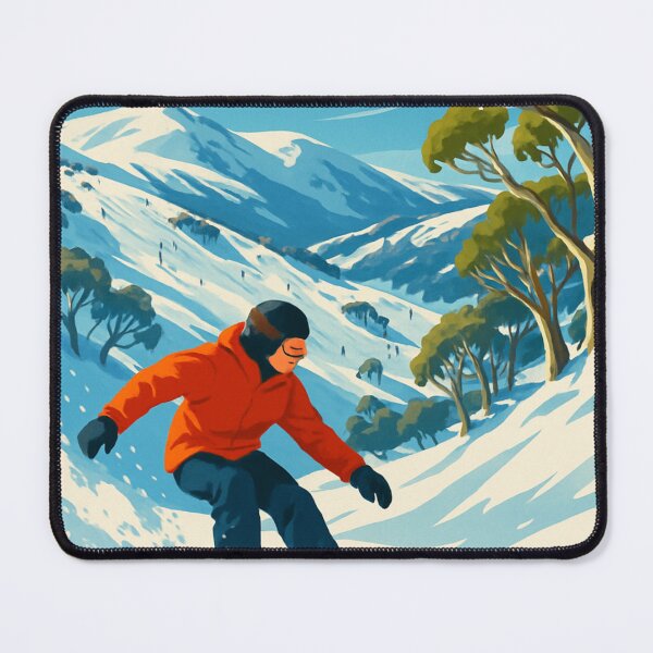 Item preview, Perisher Snowboarding in the Australian Alps designed and sold by Aryabek.