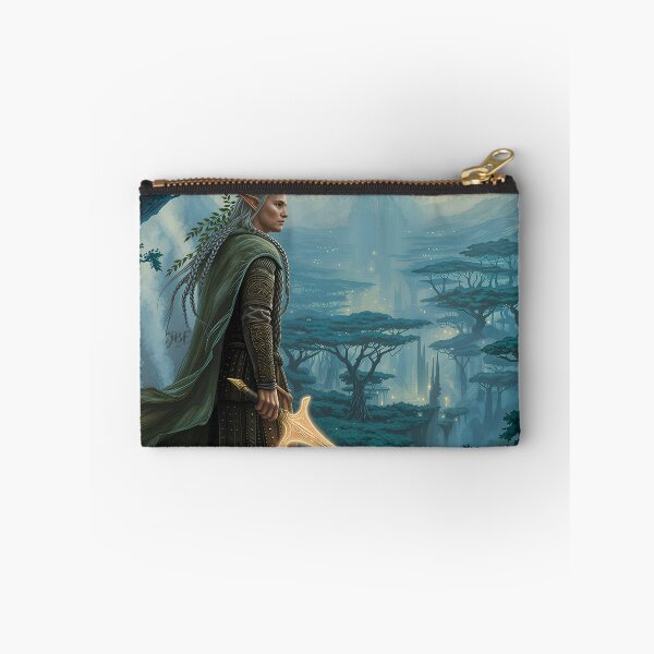 Item preview, Elf in fantasy forest epic adventure designed and sold by jbfart.