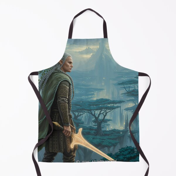 Item preview, Elf in fantasy forest epic adventure designed and sold by jbfart.
