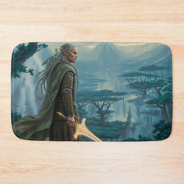 Item preview, Elf in fantasy forest epic adventure designed and sold by jbfart.