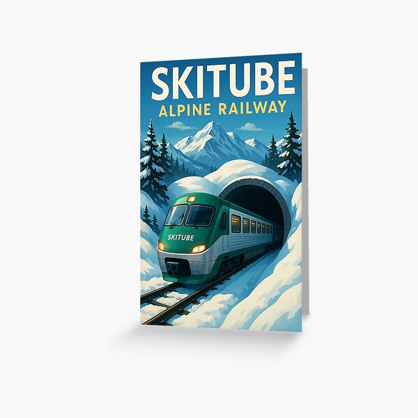 Item preview, Skitube Alpine Railway New South Wales Snowy Mountains designed and sold by Aryabek.