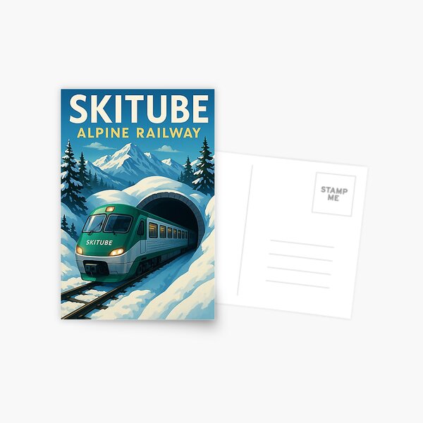 Item preview, Skitube Alpine Railway New South Wales Snowy Mountains designed and sold by Aryabek.