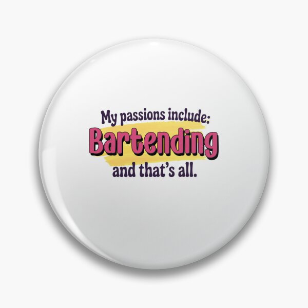 Item preview, Bartending is my passion - Funny Bartending Lover designed and sold by Watsonarts.