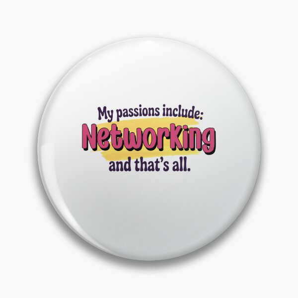 Item preview, Networking is my passion - Funny Networking Lover designed and sold by Watsonarts.