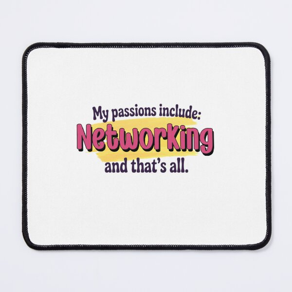 Item preview, Networking is my passion - Funny Networking Lover designed and sold by Watsonarts.