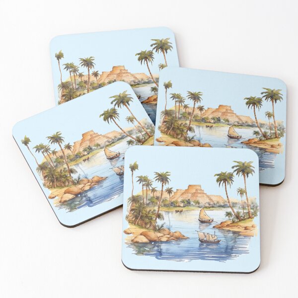 Item preview, Egypt Nile River designed and sold by Myra365Art.
