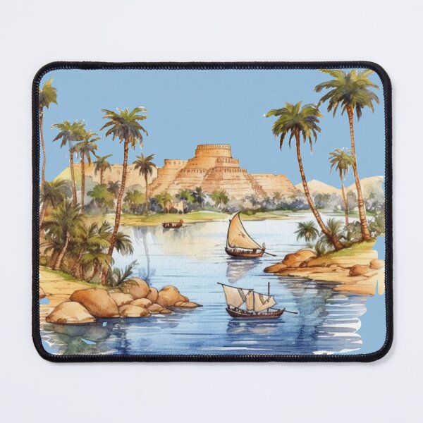 Item preview, Egypt Nile River designed and sold by Myra365Art.
