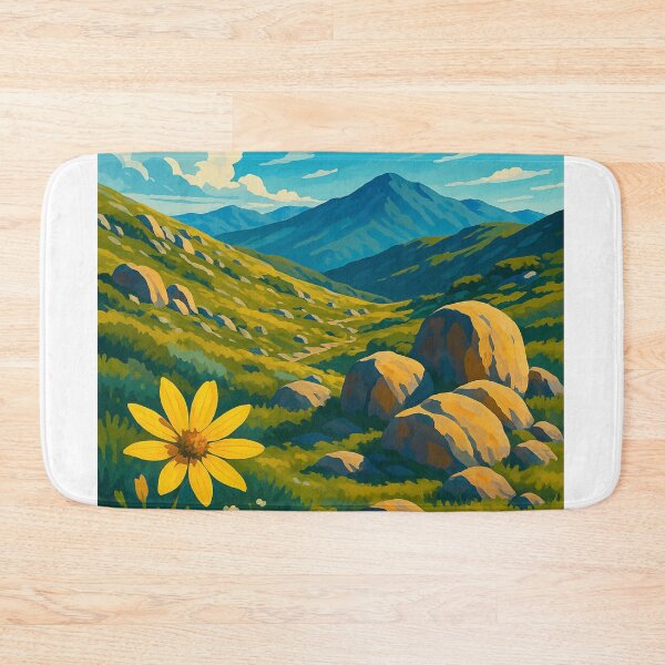 Item preview, Kosciuszko National Park Wildflowers and Peaks designed and sold by Aryabek.