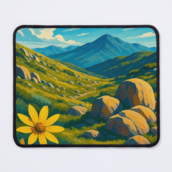 Item preview, Kosciuszko National Park Wildflowers and Peaks designed and sold by Aryabek.