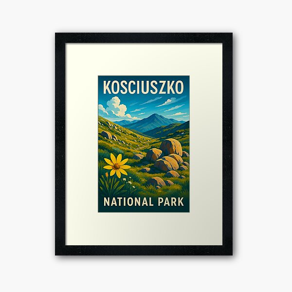 Item preview, Kosciuszko National Park Wildflowers and Peaks designed and sold by Aryabek.