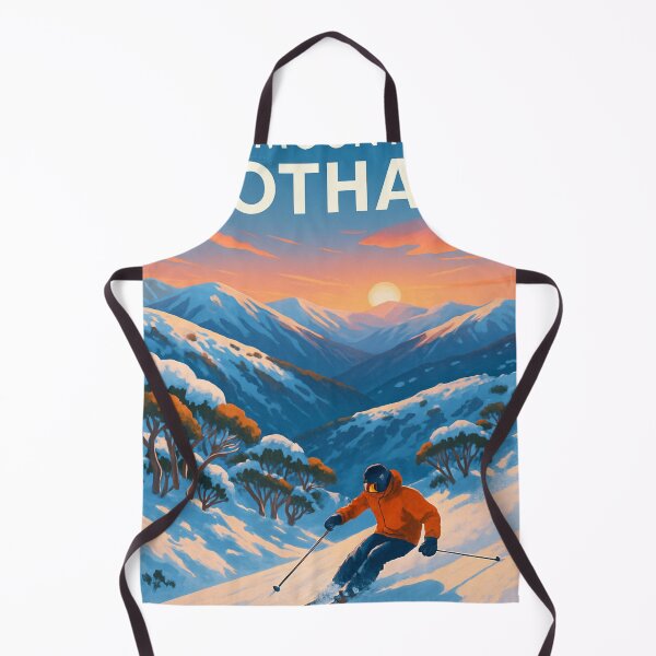 Item preview, Mount Hotham Skiing at Sunset Victoria Alps designed and sold by Aryabek.