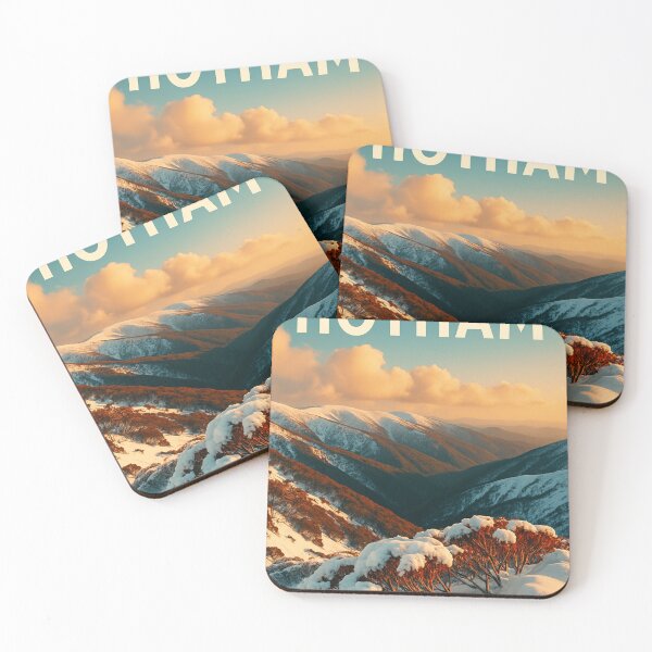 Item preview, Mount Hotham Winter Landscape Victorian Alps designed and sold by Aryabek.
