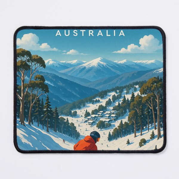 Item preview, Mount Buller Skiing in Victoria’s High Country designed and sold by Aryabek.