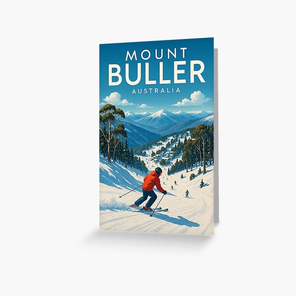 Item preview, Mount Buller Skiing in Victoria’s High Country designed and sold by Aryabek.