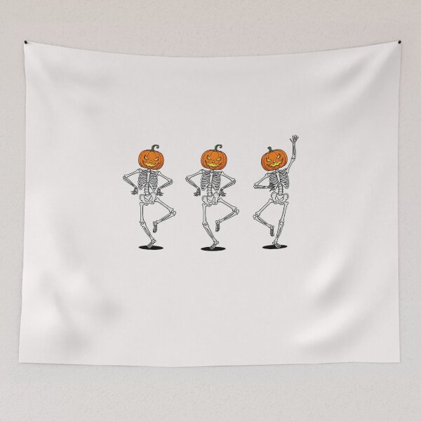 Item preview, Dancing Skeleton Pumpkin Head Funny Halloween designed and sold by MOHITSALVI.