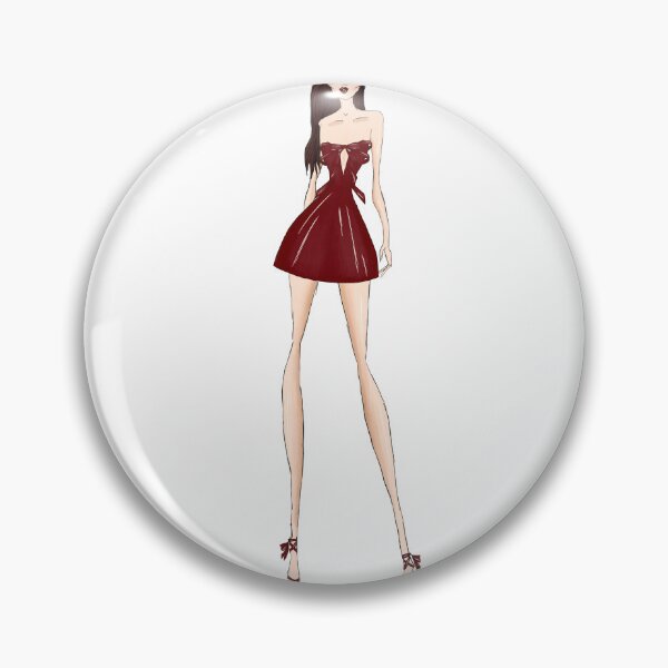 Item preview, Red Bow Mini Dress | Coquettecore Fashion Illustration designed and sold by Eva Phan.