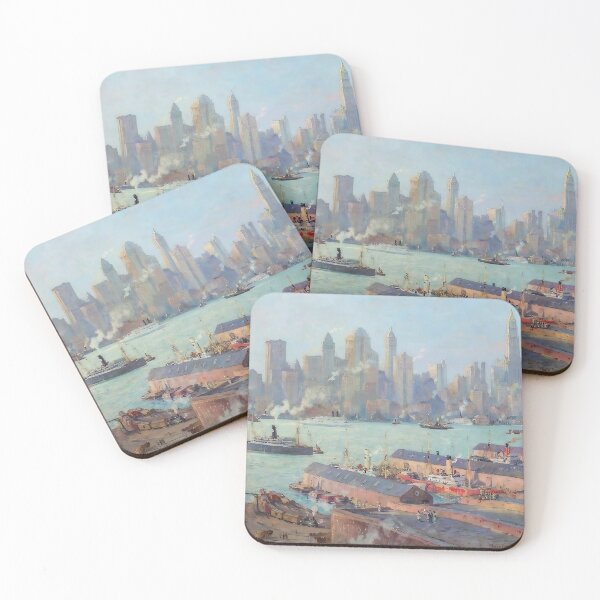 Item preview, New-York-from-Brooklyn by Colin Campbell Cooper 1910 designed and sold by FerroFanCo.