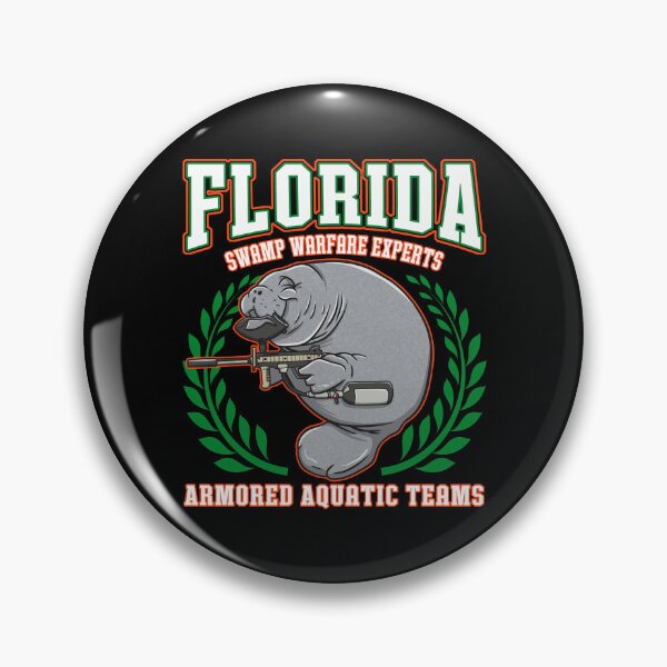 Item preview, Florida Swamp Warriors – Tactical Manatee Team designed and sold by ImaginarStore.