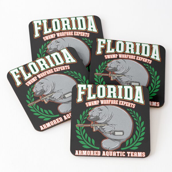Item preview, Florida Swamp Warriors – Tactical Manatee Team designed and sold by ImaginarStore.
