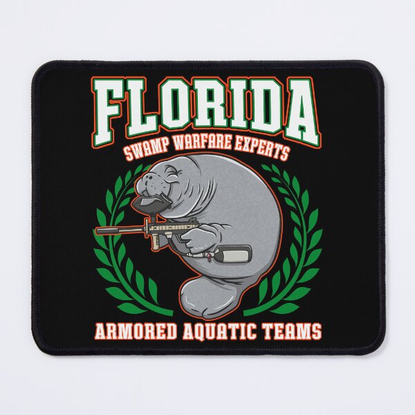 Item preview, Florida Swamp Warriors – Tactical Manatee Team designed and sold by ImaginarStore.