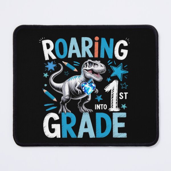 Item preview, Roaring Into 1st Grade Dinosaur T Rex Back To School designed and sold by brynatshop.