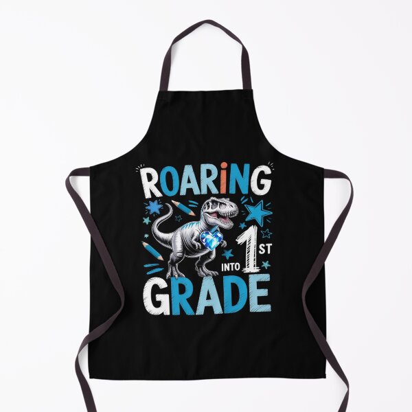 Item preview, Roaring Into 1st Grade Dinosaur T Rex Back To School designed and sold by brynatshop.