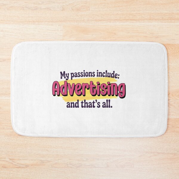 Item preview, Advertising is my passion - Funny Advertising Lover designed and sold by Watsonarts.