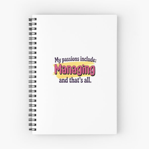 Item preview, Managing is my passion - Funny Managing Lover designed and sold by Watsonarts.