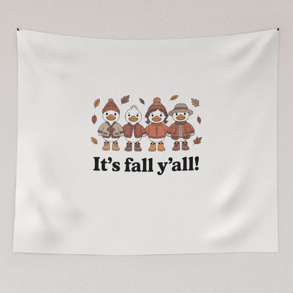 Item preview, Fall Y’all Autumn Ducks designed and sold by MOHITSALVI.