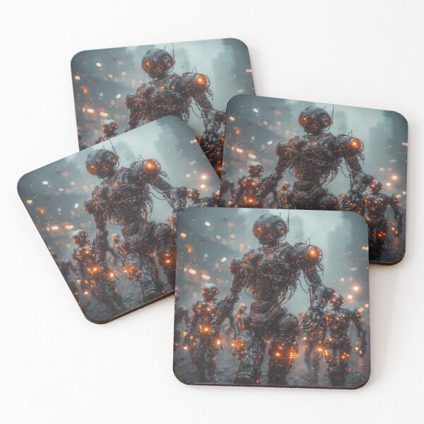 Item preview, AI Robots Doomsday Art designed and sold by TheDarkWardrobe.