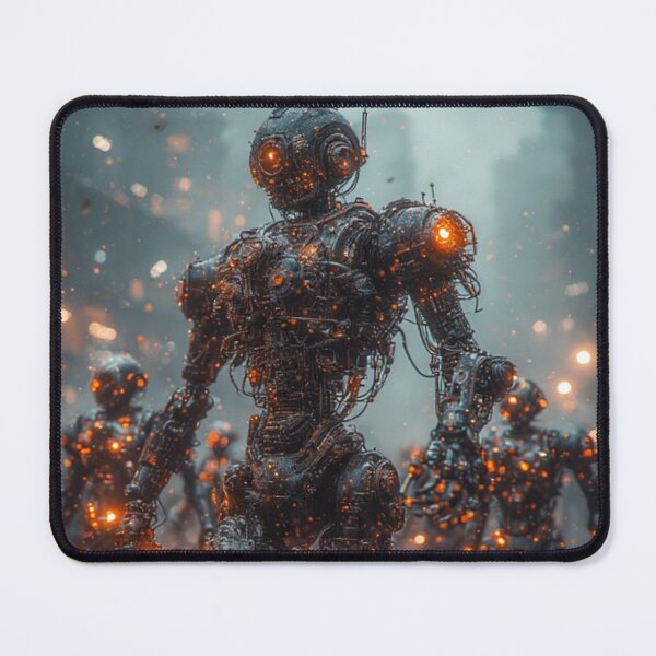 Item preview, AI Robots Doomsday Art designed and sold by TheDarkWardrobe.