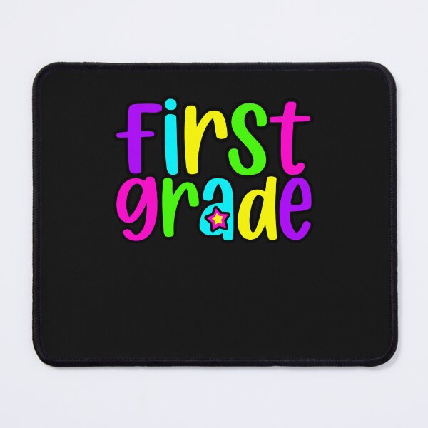 Item preview, First Grade Neon Rainbow Star Back to School designed and sold by MOHITSALVI.