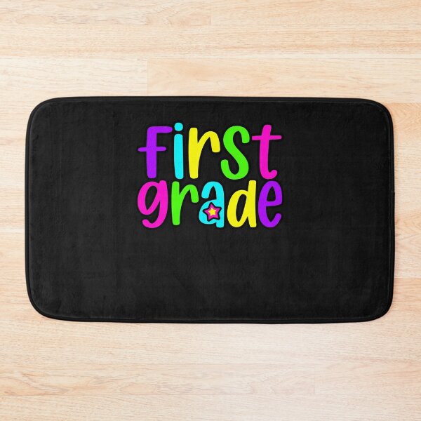 Item preview, First Grade Neon Rainbow Star Back to School designed and sold by MOHITSALVI.