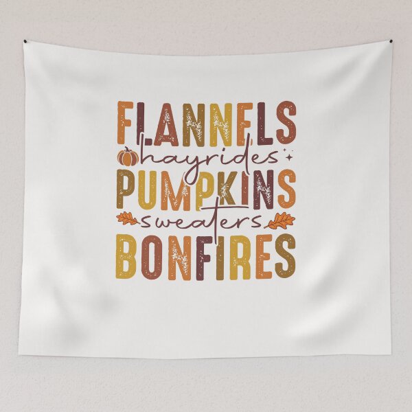 Item preview, Flannels Hayrides Pumpkins designed and sold by MOHITSALVI.