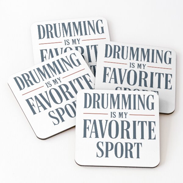 Item preview, drumming is my favorite sports designed and sold by musicianteez.