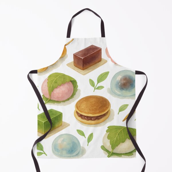 Item preview, Japanese sweets pattern designed and sold by mayhaku.