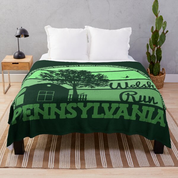 Item preview, Welsh Run Pennsylvania Sunset Retro Vintage Local Pride Logo designed and sold by CRHPOD20.